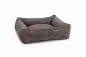 Preview: Kuschelplatz Ribbed - Farbe grau/braun